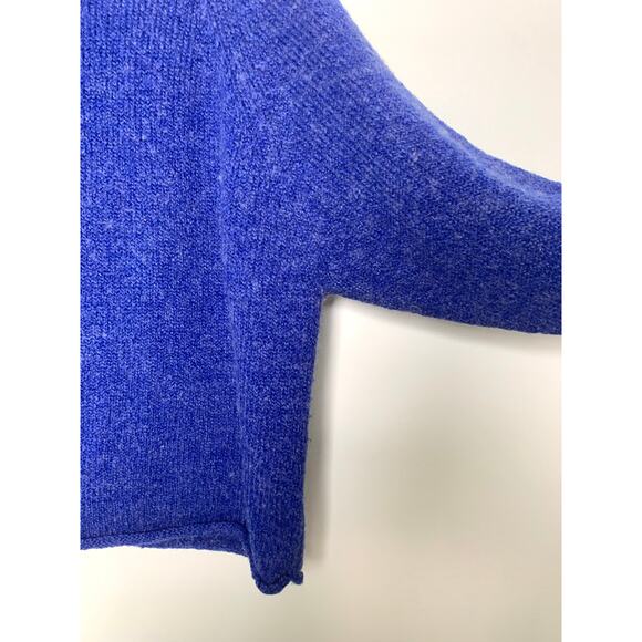 IN-KNIT Women's Blue Slouchy Knit Sweater with Pockets, Size XL - Picture 8 of 10